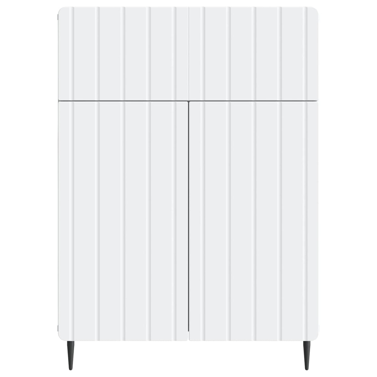 Sideboard with Drawer White 66 x 34.5 x 92 cm Engineered Wood