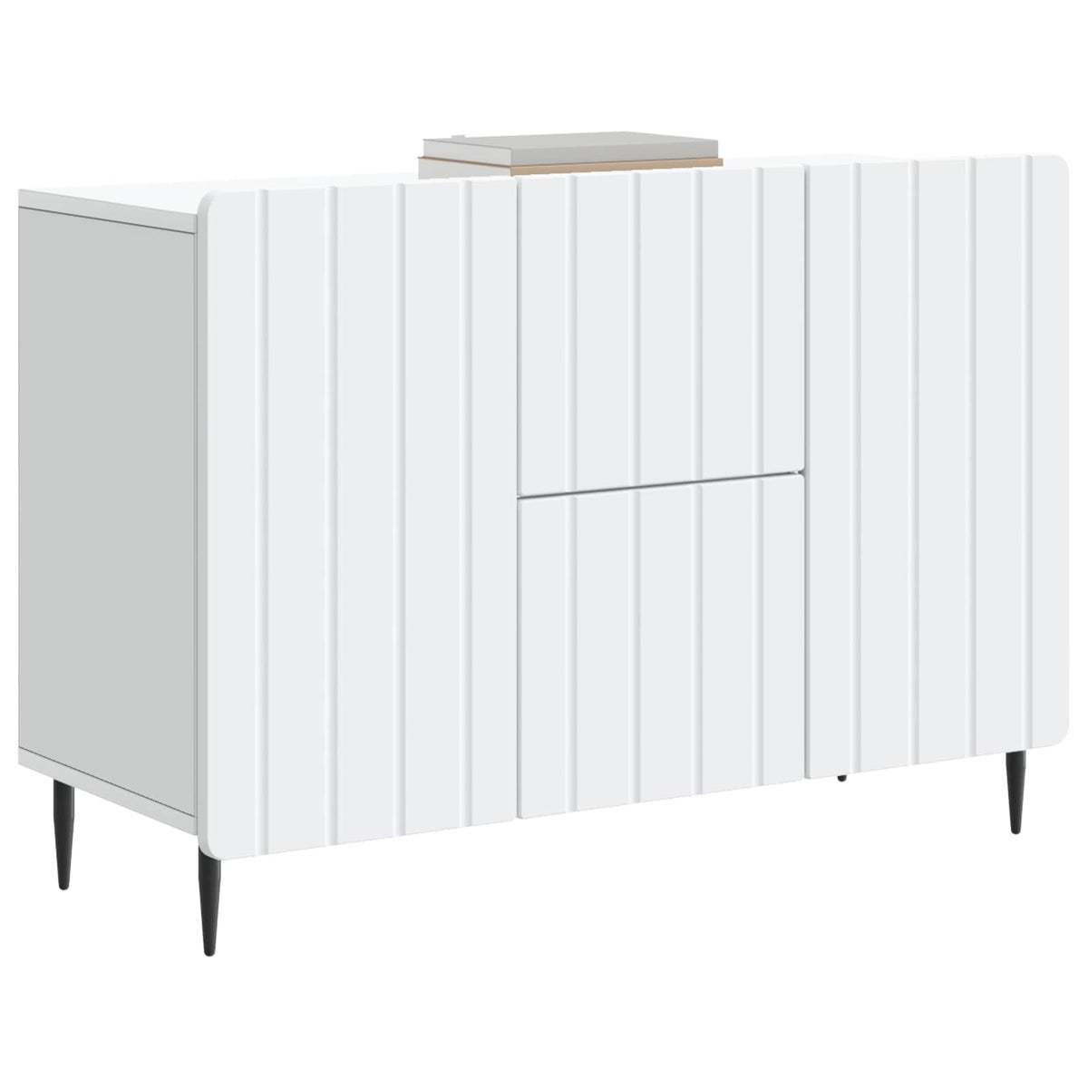 Sideboard with Drawer White 89 x 34.5 x 62 cm Engineered Wood