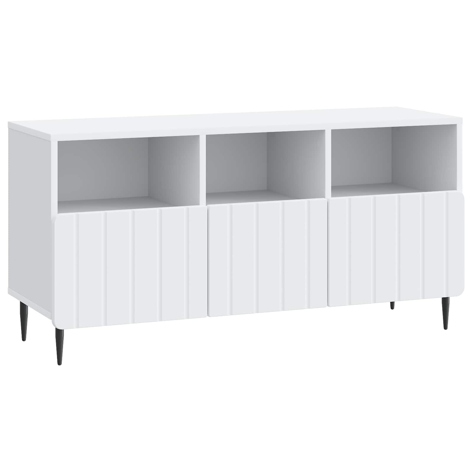 TV Cabinet with Drawer White 102 x 34.5 x 50 cm Engineered Wood