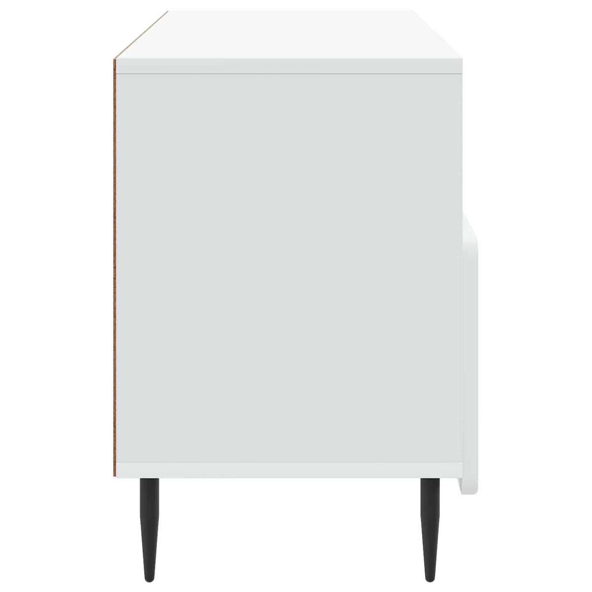 TV Cabinet with Drawer White 102 x 34.5 x 50 cm Engineered Wood