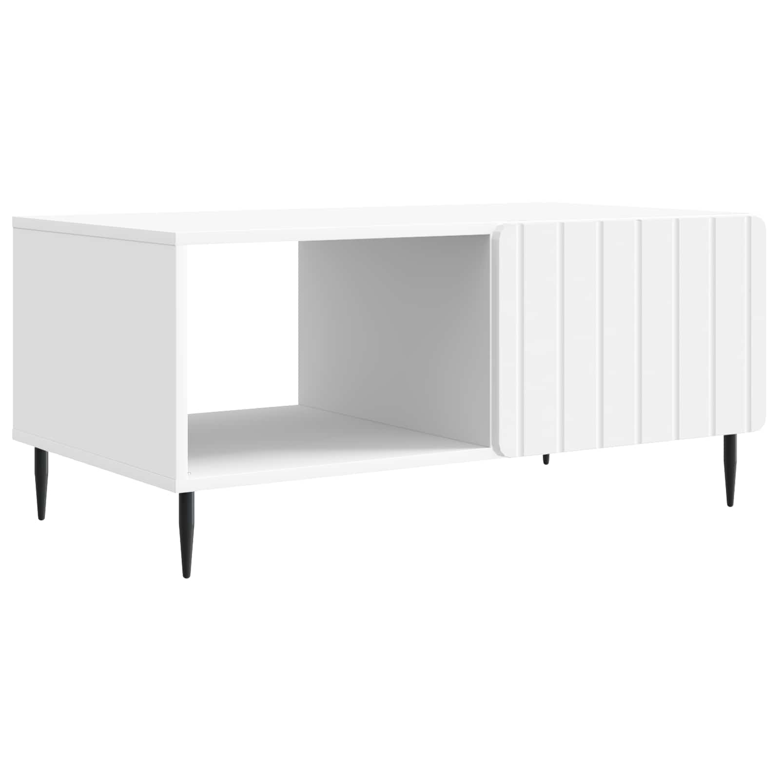 Coffee Table White 90 x 50 x 40 cm Engineered Wood