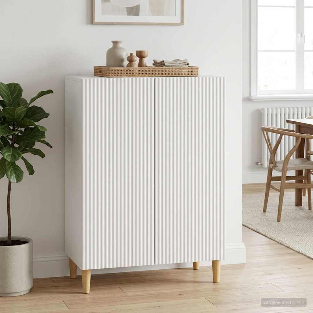 Sideboard White 66 x 34.5 x 90 cm Engineered Wood