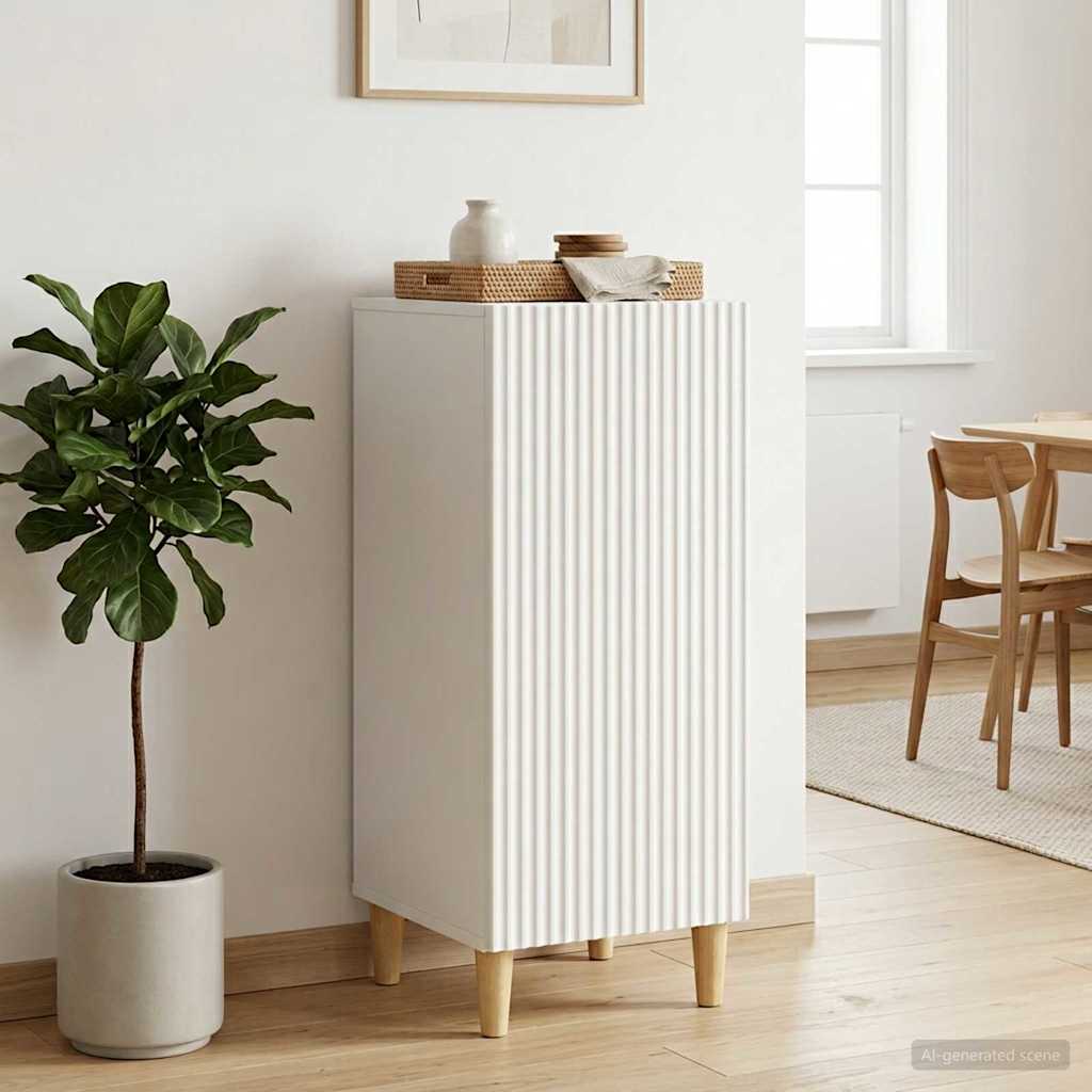 Sideboard White 33 x 34.5 x 90 cm Engineered Wood
