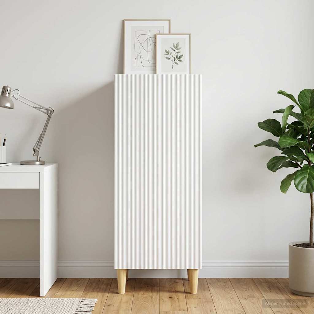 Sideboard White 33 x 34.5 x 90 cm Engineered Wood