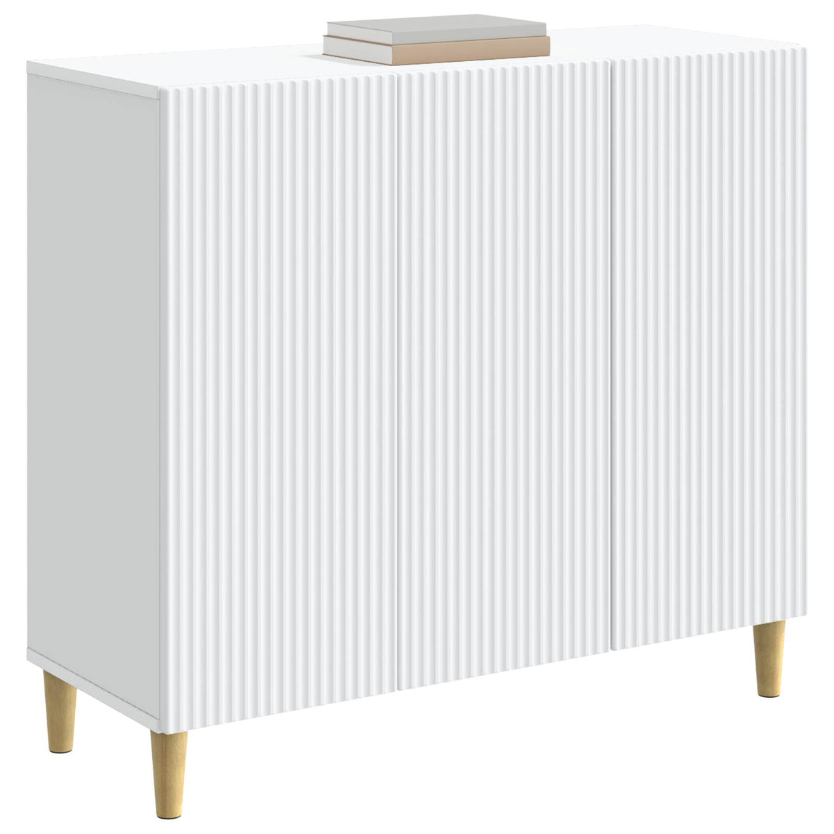 Sideboard White 89 x 34.5 x 80 cm Engineered Wood