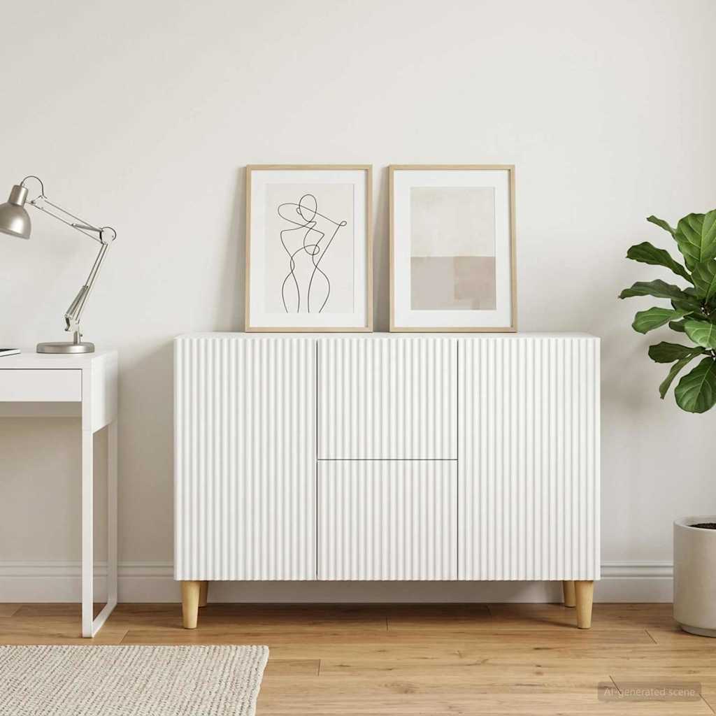 Sideboard White 89 x 34.5 x 60 cm Engineered Wood