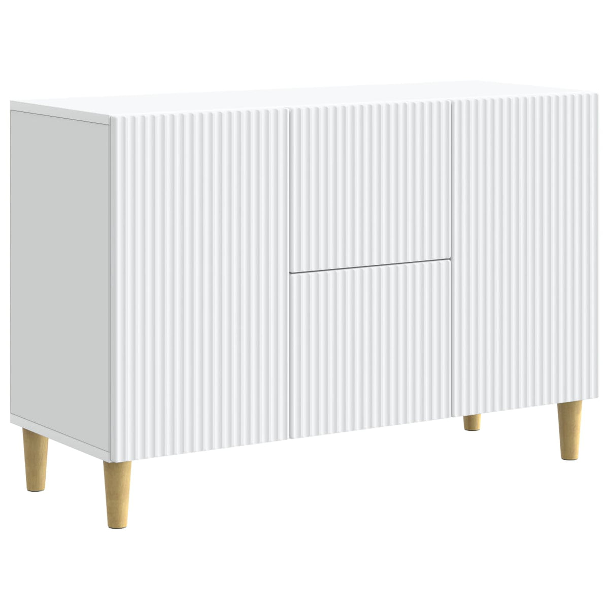 Sideboard with Drawer White 89 x 34.5 x 60 cm Engineered Wood