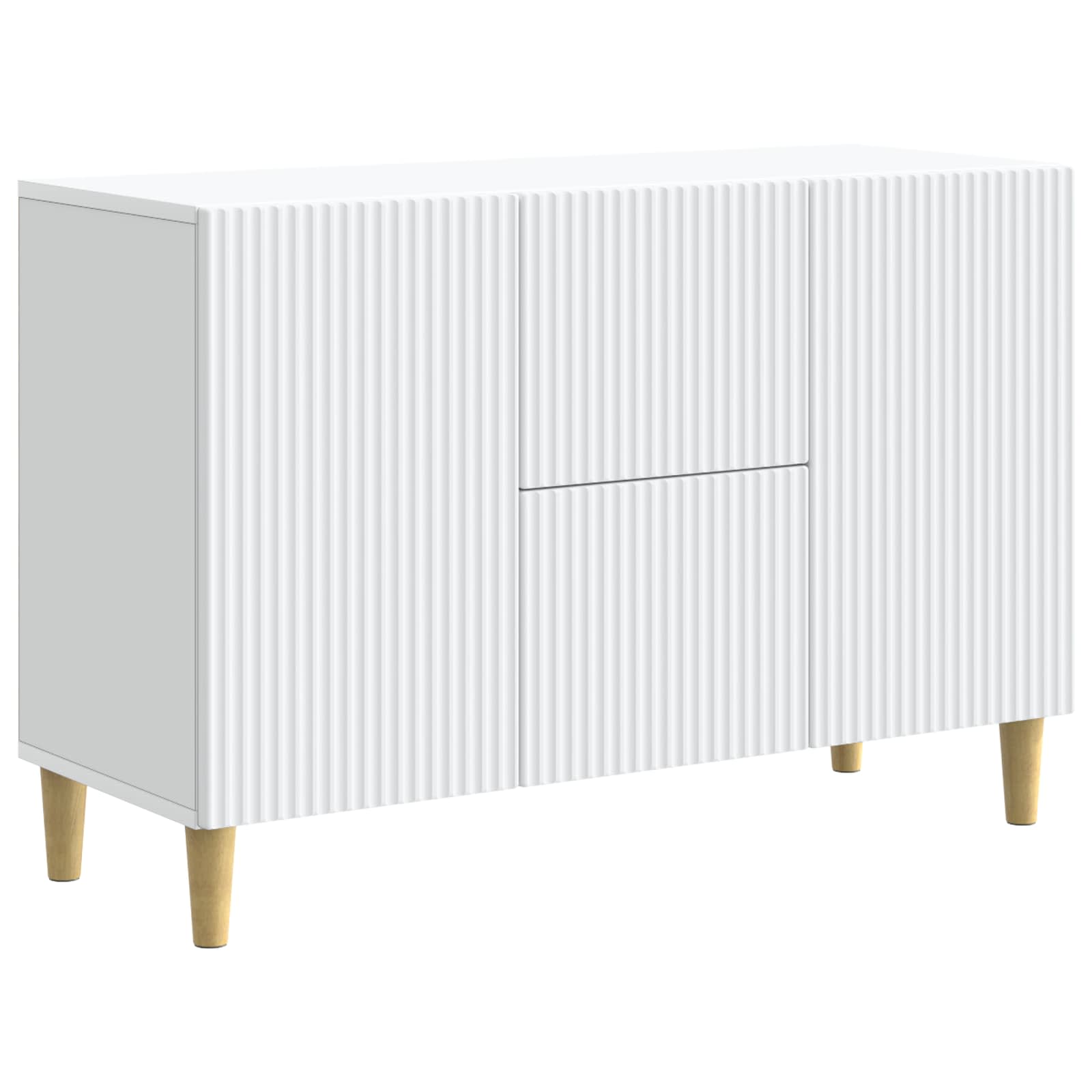 Sideboard with Drawer White 89 x 34.5 x 60 cm Engineered Wood