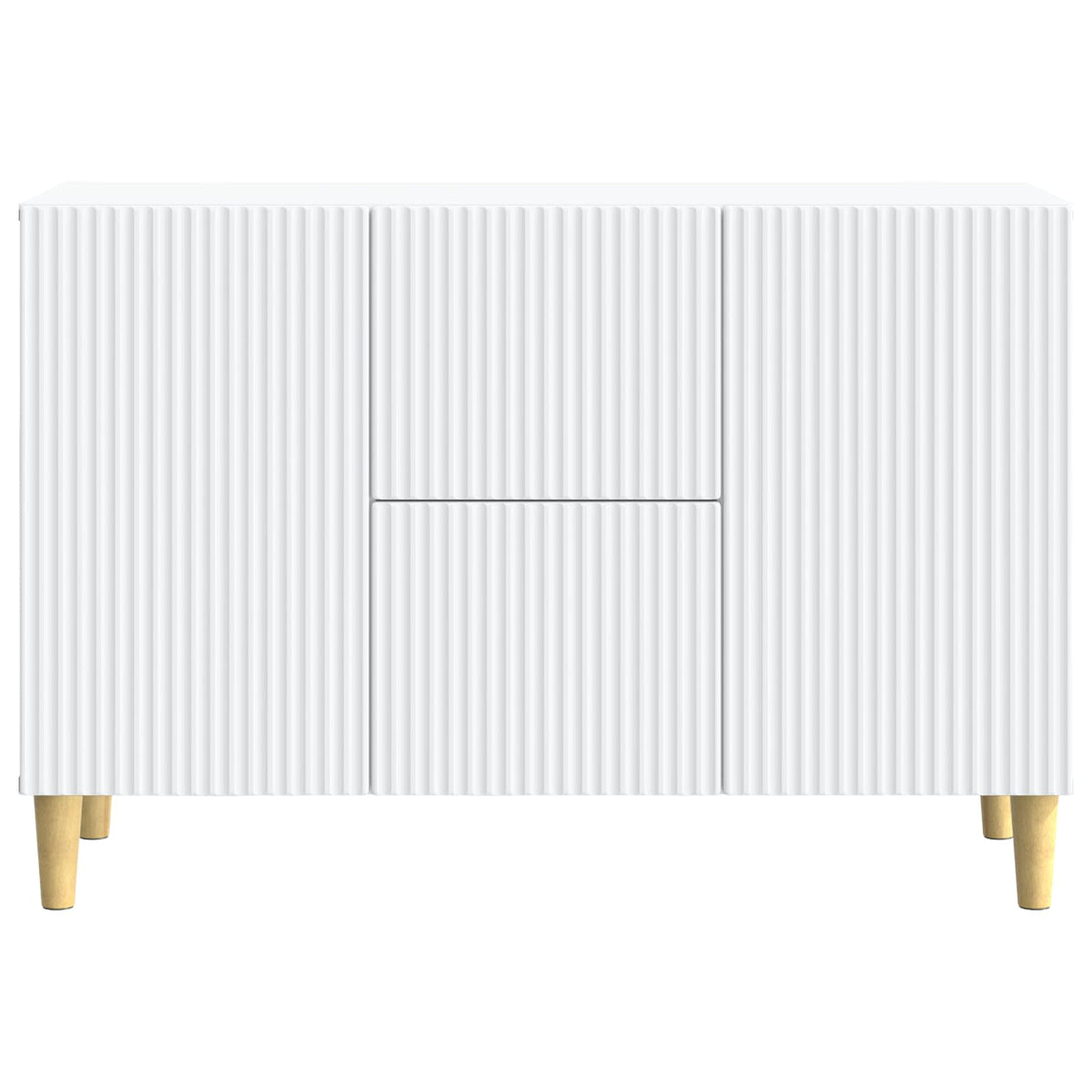 Sideboard with Drawer White 89 x 34.5 x 60 cm Engineered Wood