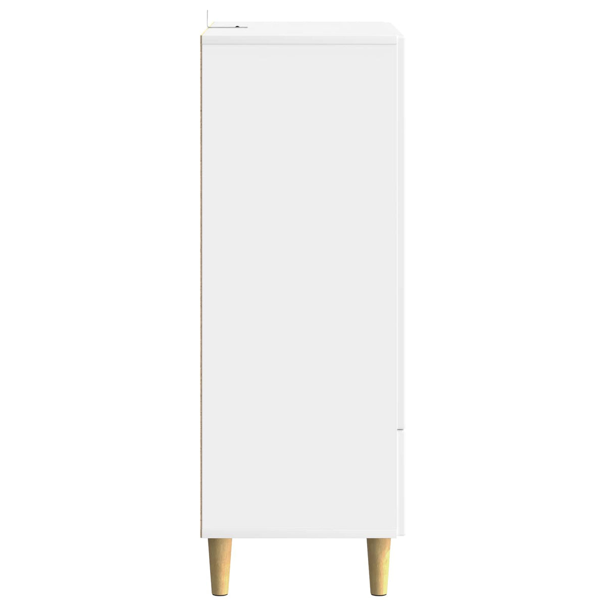 Sideboard with Drawer White 66 x 34.5 x 95 cm Engineered Wood