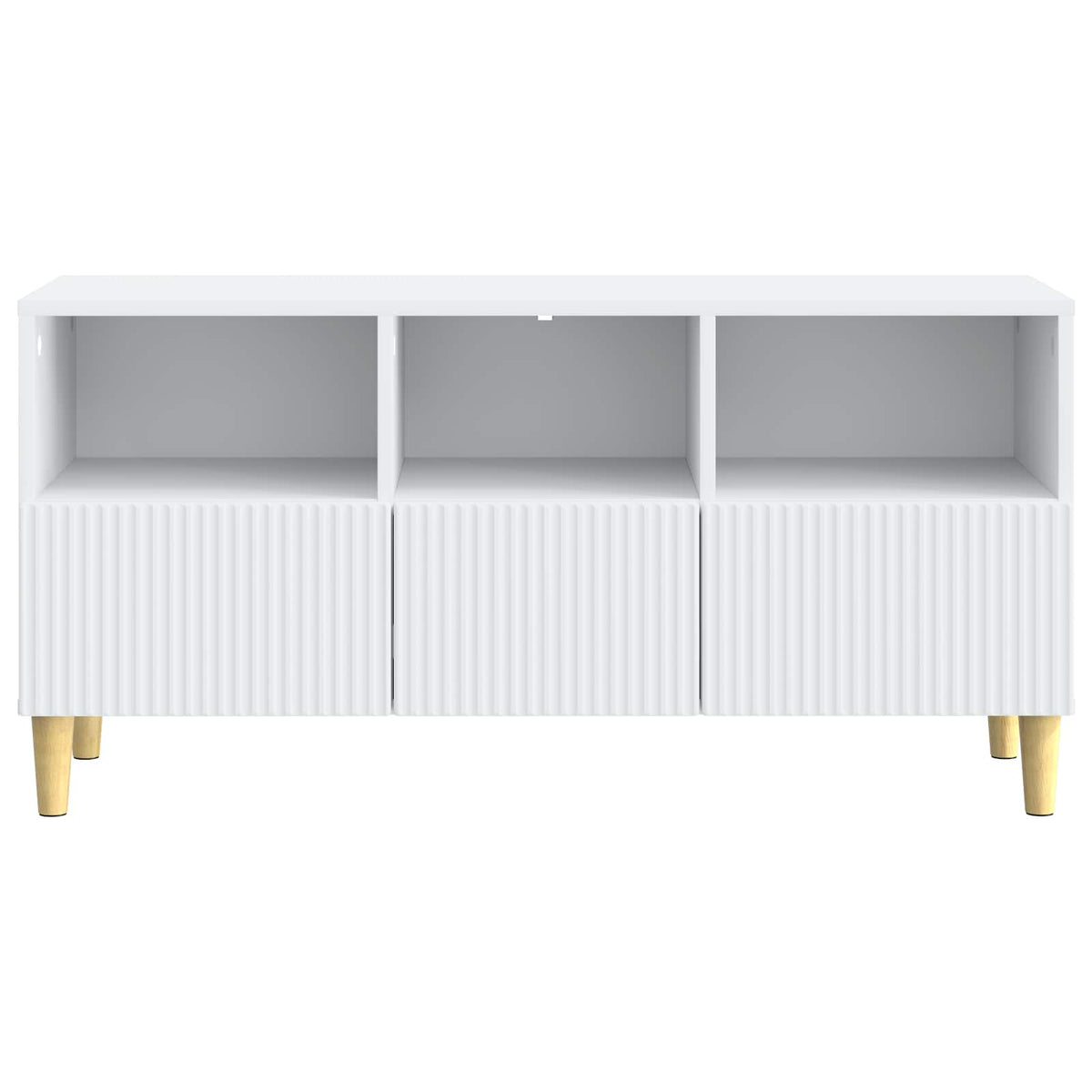 TV Cabinet with Drawer White 102 x 34.5 x 50 cm Engineered Wood