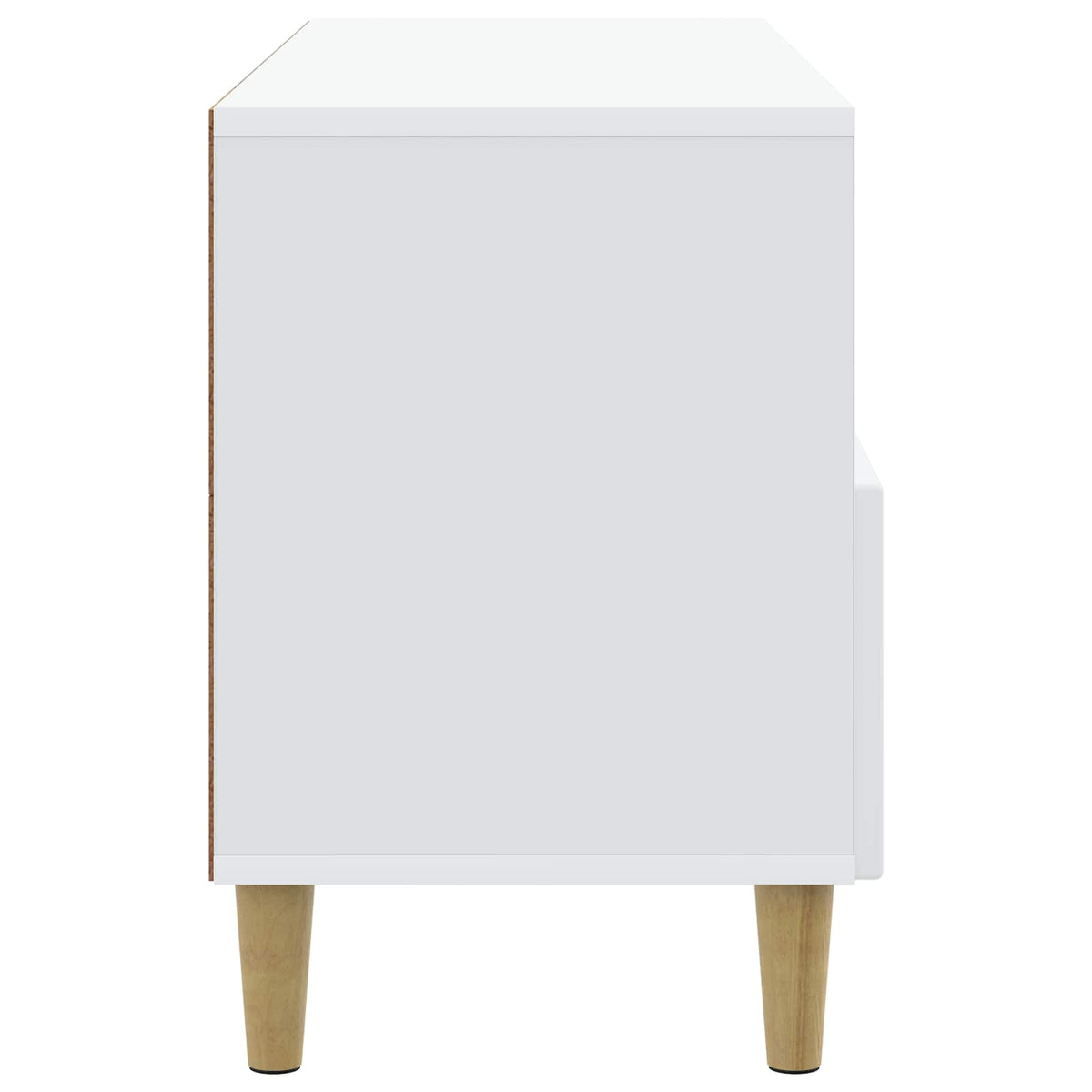TV Cabinet with Drawer White 102 x 34.5 x 50 cm Engineered Wood