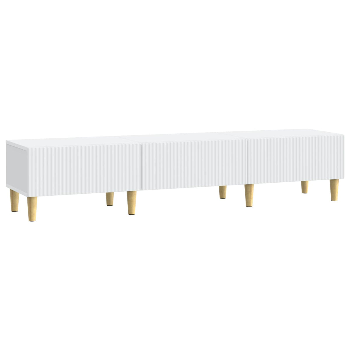 TV Cabinet with Drawer White 147 x 34.5 x 30 cm Engineered Wood