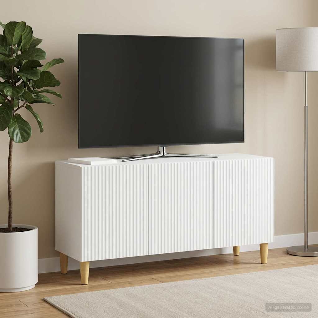 TV Cabinet White 99 x 34.5 x 50 cm Engineered Wood