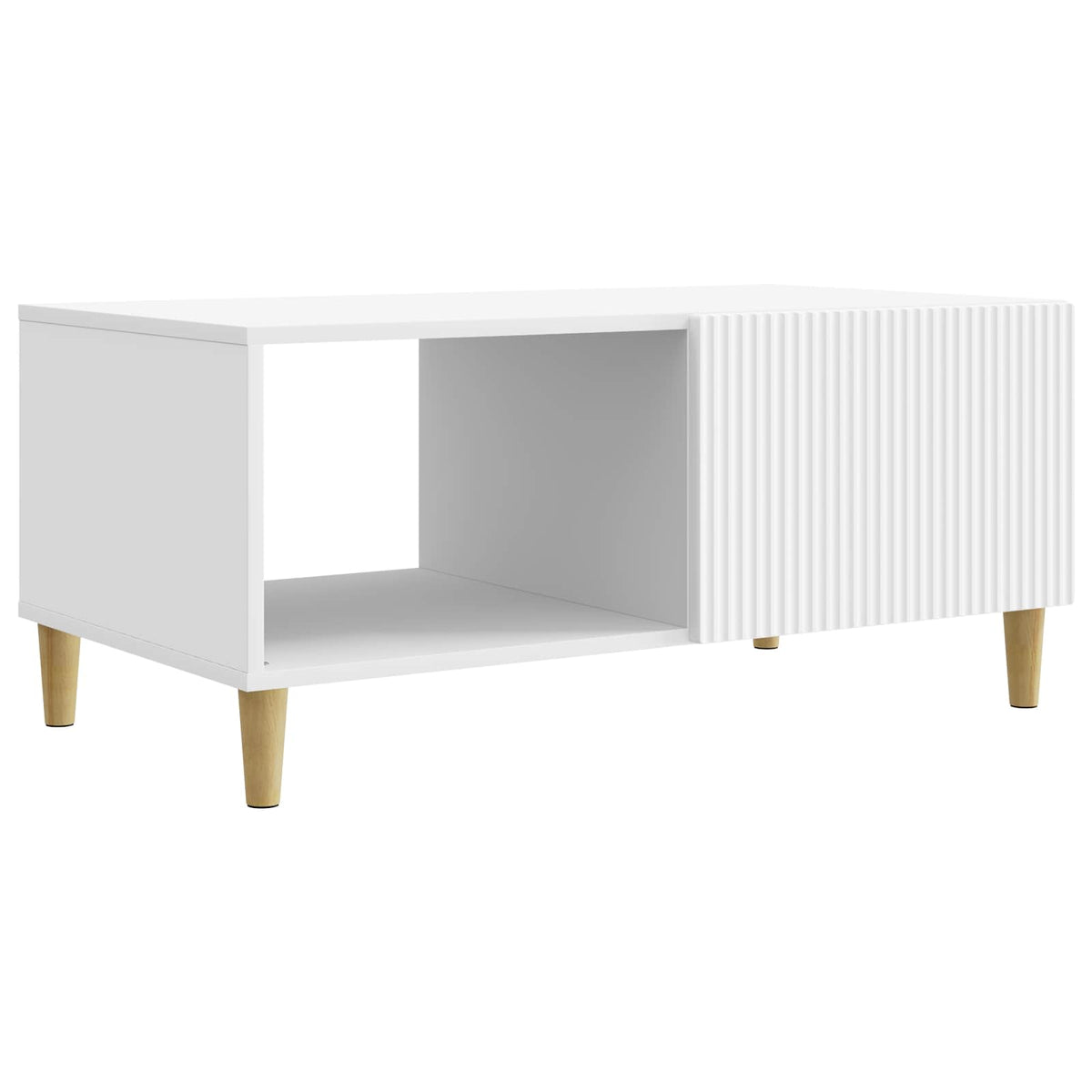 Coffee Table White 90 x 50 x 40 cm Engineered Wood