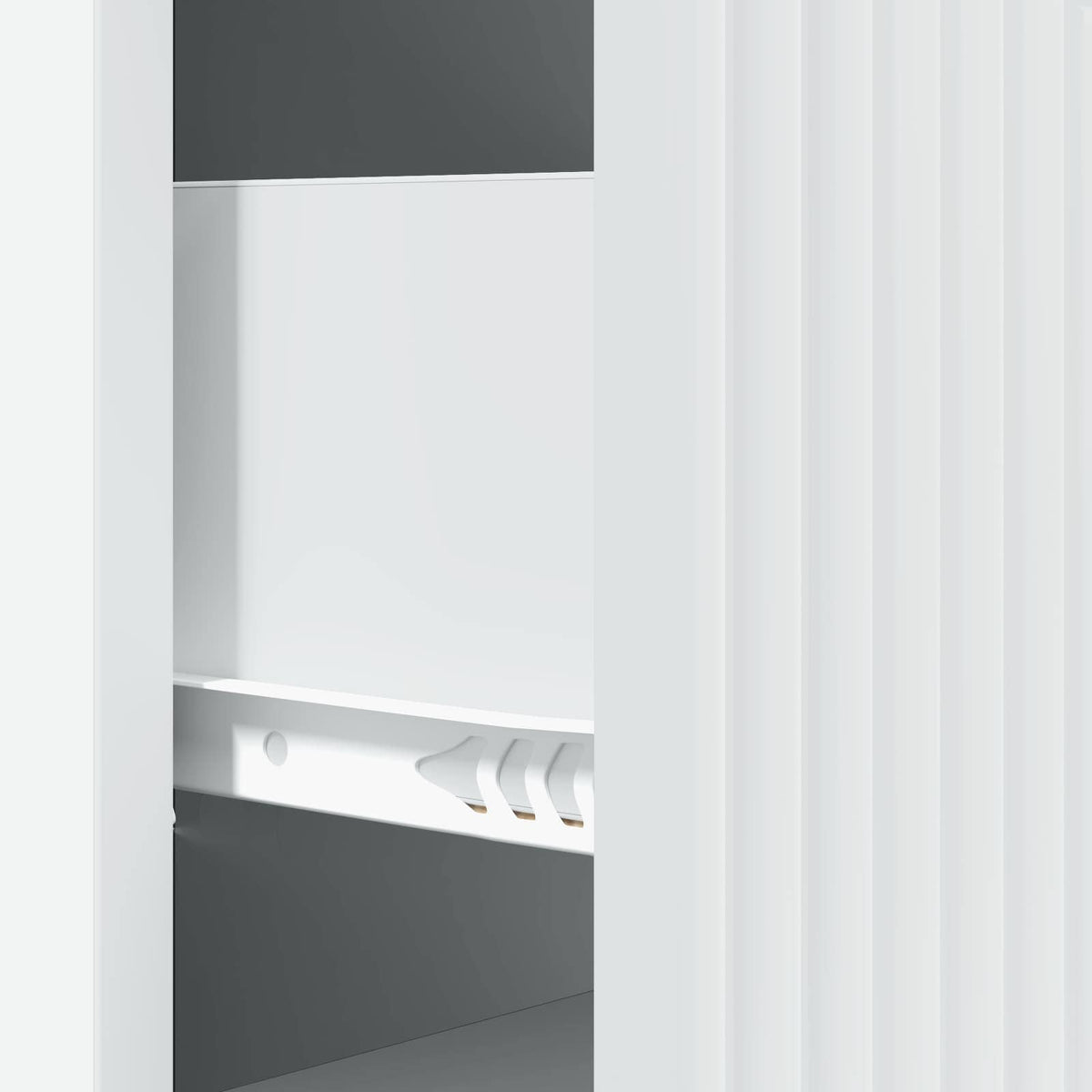 Drawer Cabinet White 33 x 34.5 x 89.5 cm Engineered Wood