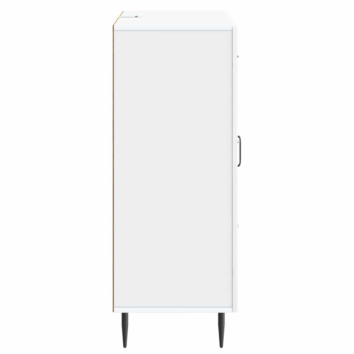 Sideboard with Drawer White 66 x 34.5 x 89.5 cm Engineered Wood