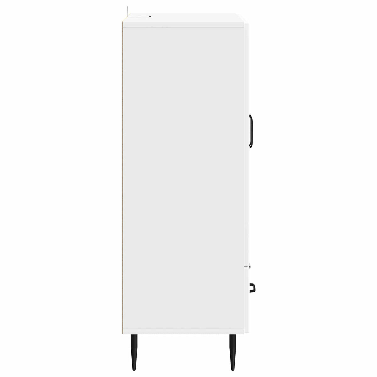 Sideboard with Drawer White 66 x 34.5 x 95 cm Engineered Wood