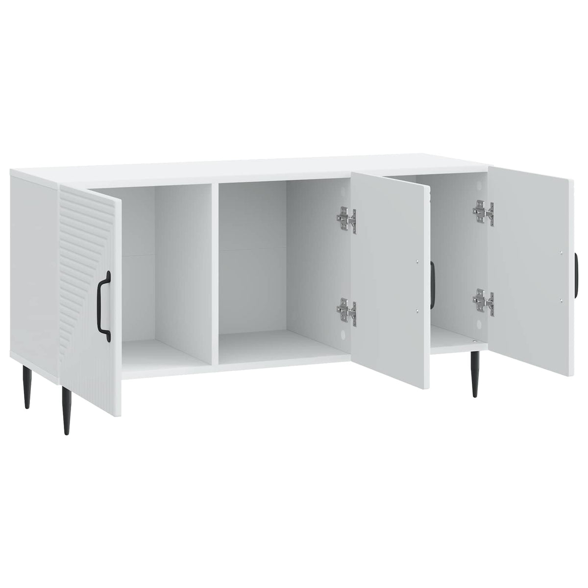 TV Cabinet White 99 x 34.5 x 50 cm Engineered Wood
