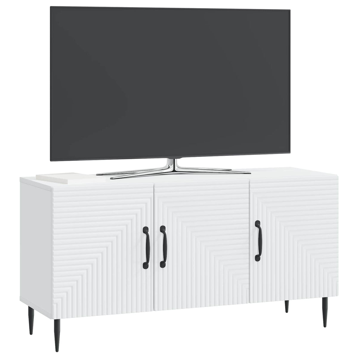 TV Cabinet White 99 x 34.5 x 50 cm Engineered Wood