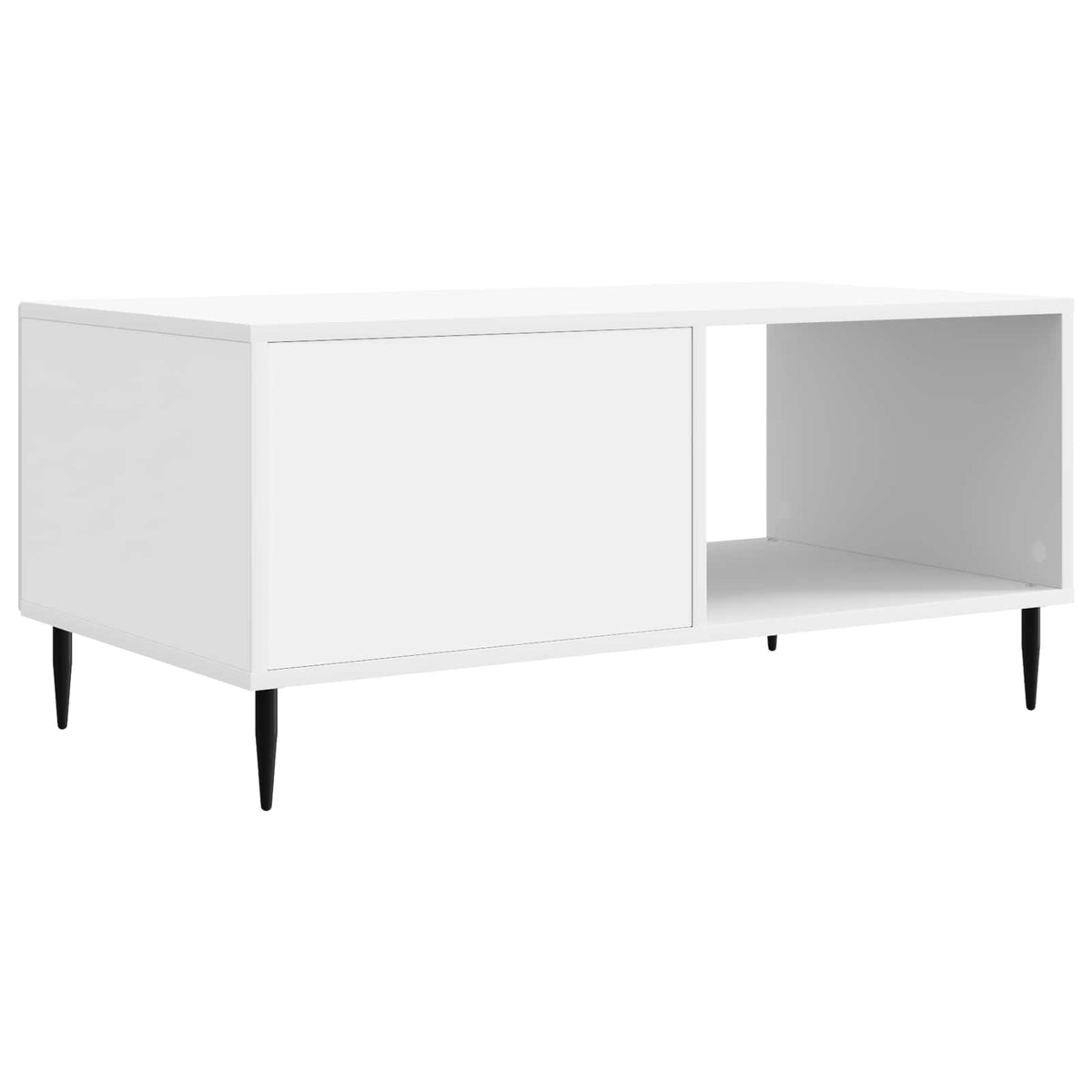 Coffee Table White 90 x 50 x 40 cm Engineered Wood