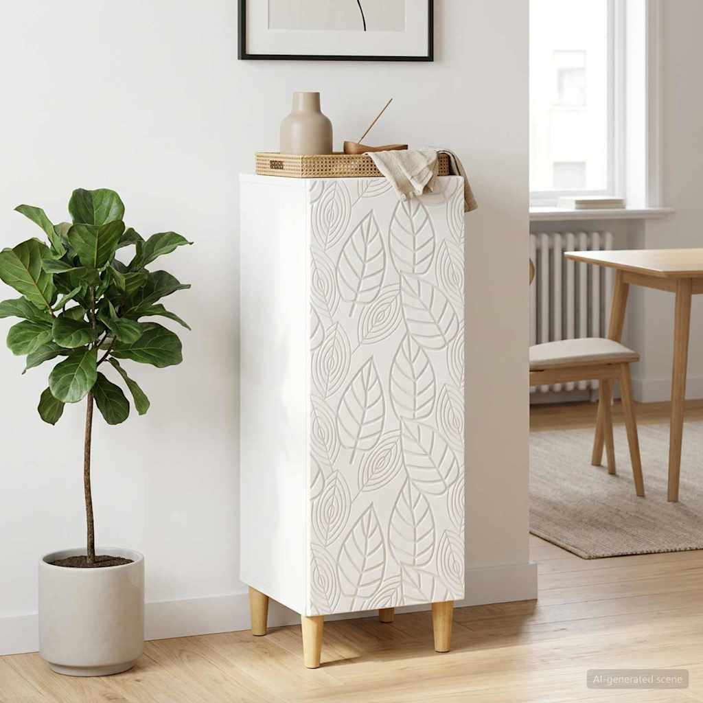 Sideboard White 33 x 34.5 x 90 cm Engineered Wood