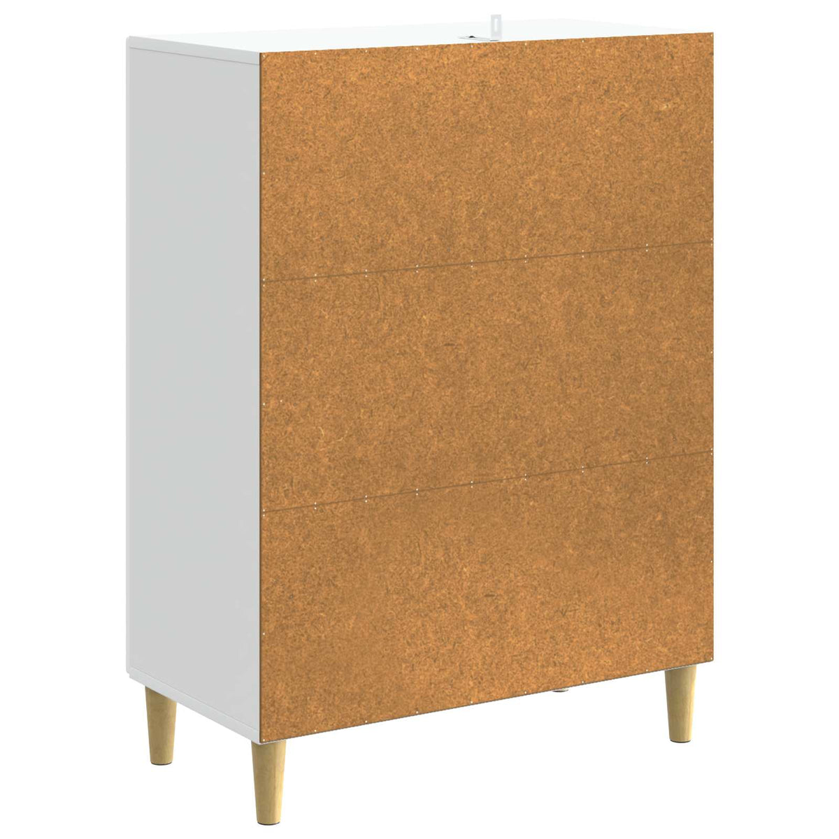Drawer Cabinet White 66 x 34.5 x 90 cm Engineered Wood