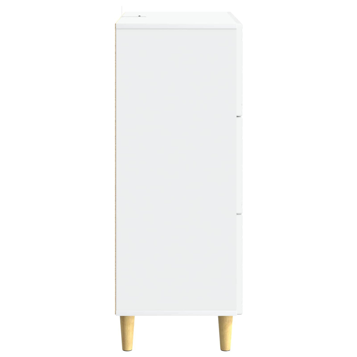 Drawer Cabinet White 33 x 34.5 x 90 cm Engineered Wood