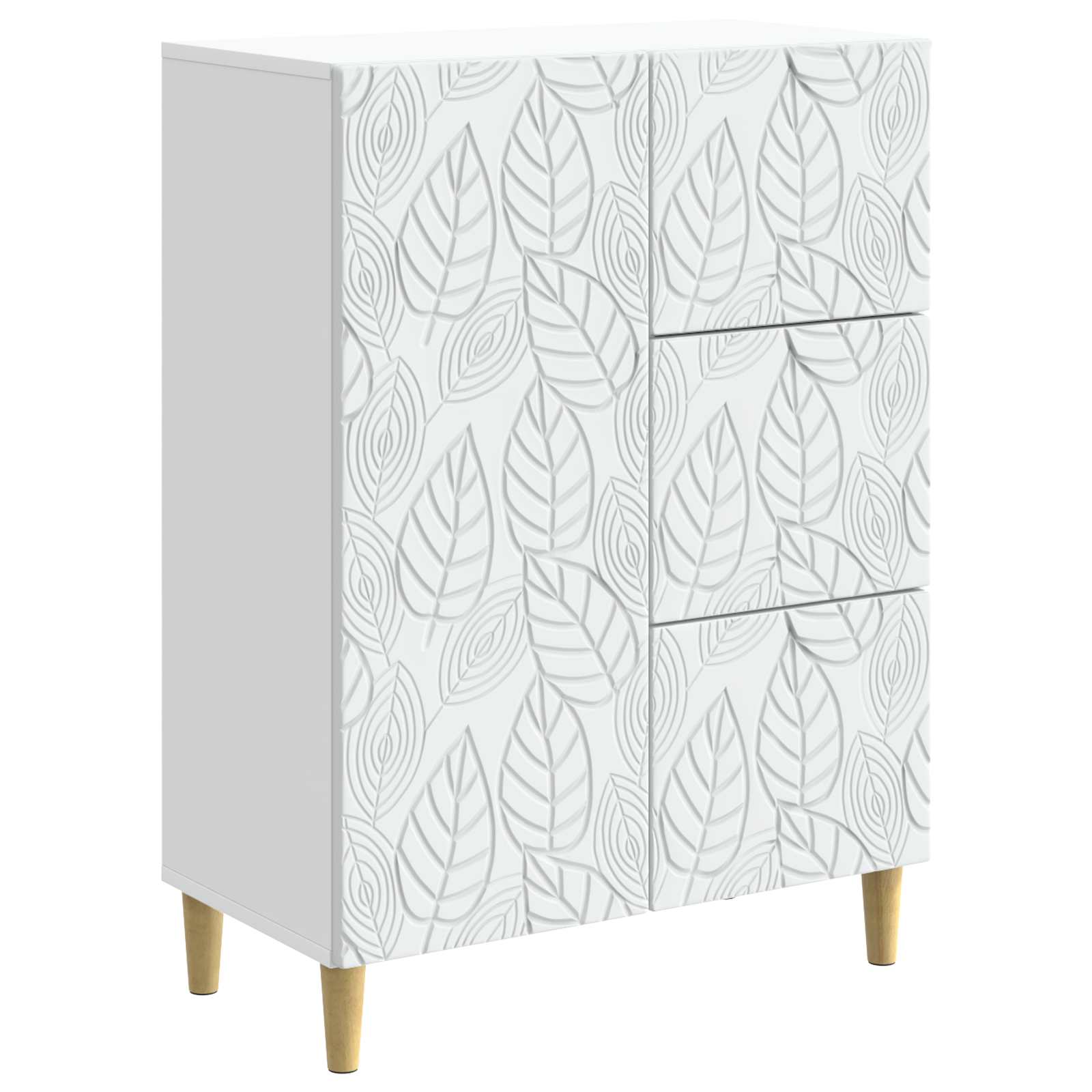 Sideboard White 66 x 34.5 x 90 cm Engineered Wood