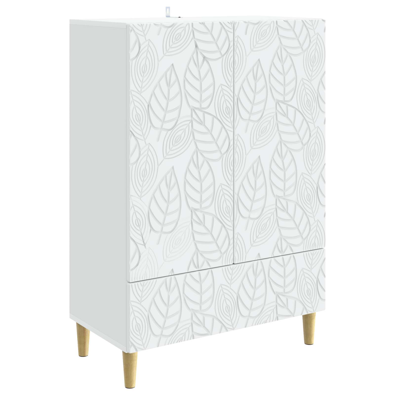 Sideboard White 66 x 34.5 x 95 cm Engineered Wood