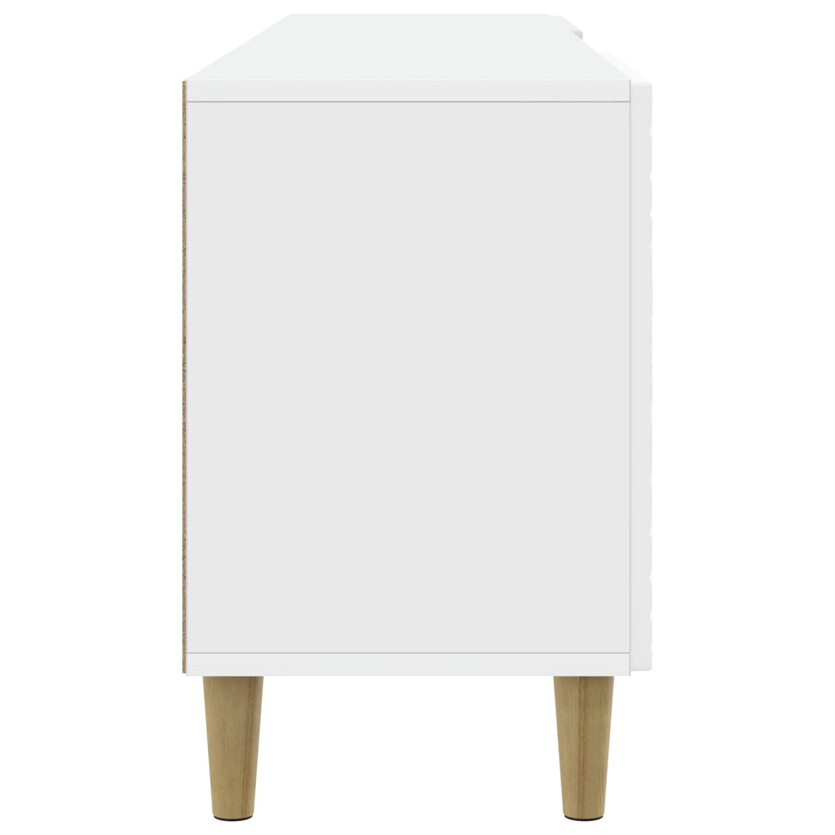 TV Cabinet 102 x 34.5 x 50 cm White Engineered Wood