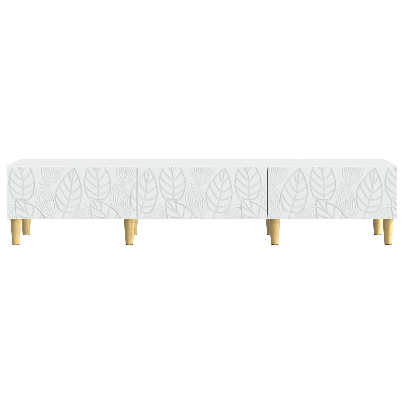 TV Cabinet 147 x 34.5 x 30 cm White Engineered Wood