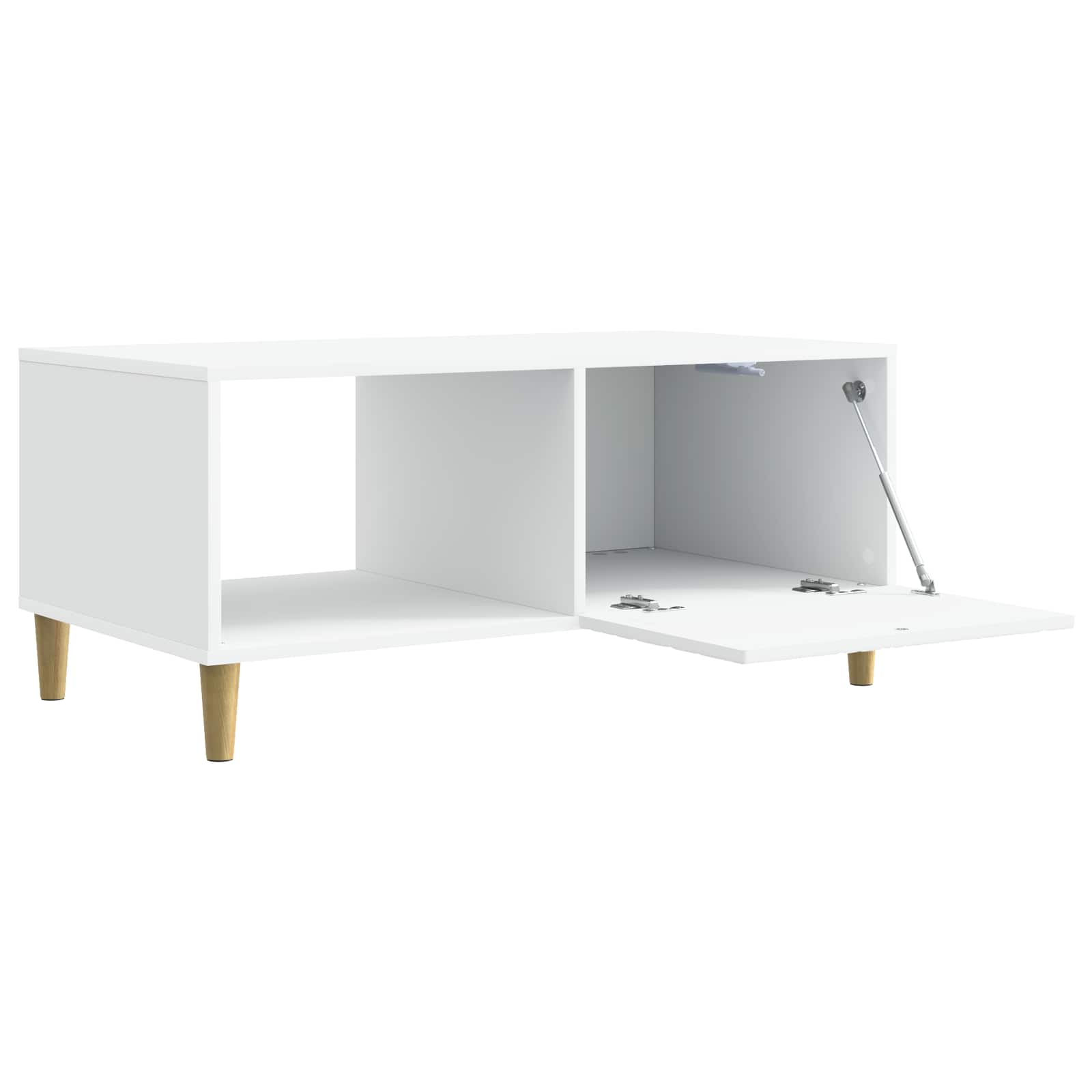 Coffee Table White 90 x 50 x 40 cm Engineered Wood