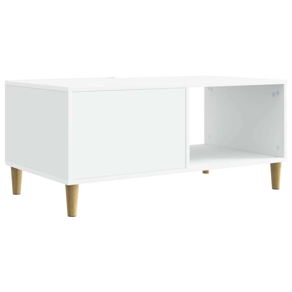 Coffee Table White 90 x 50 x 40 cm Engineered Wood