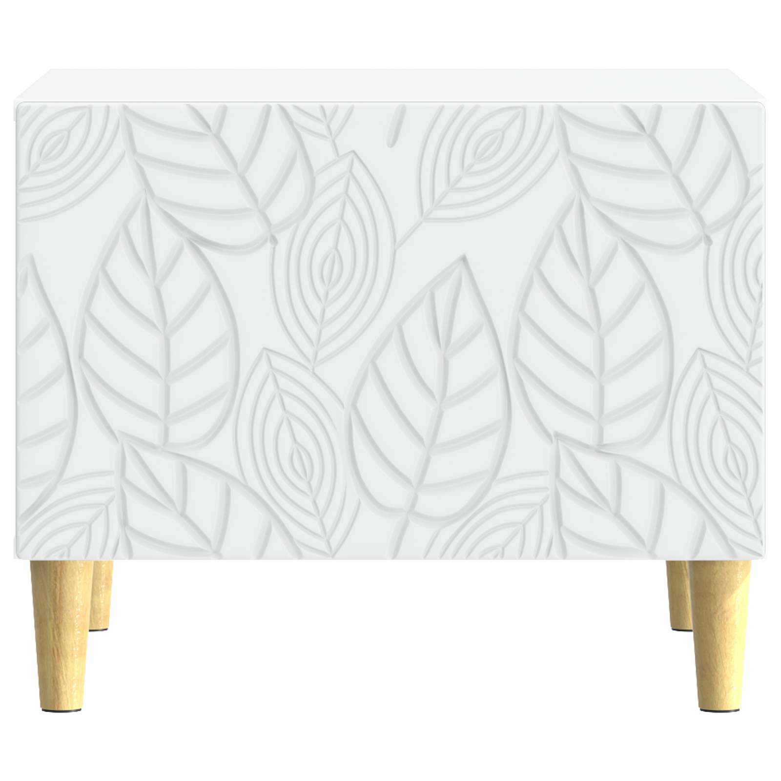 Coffee Table White 50 x 49 x 40 cm Engineered Wood