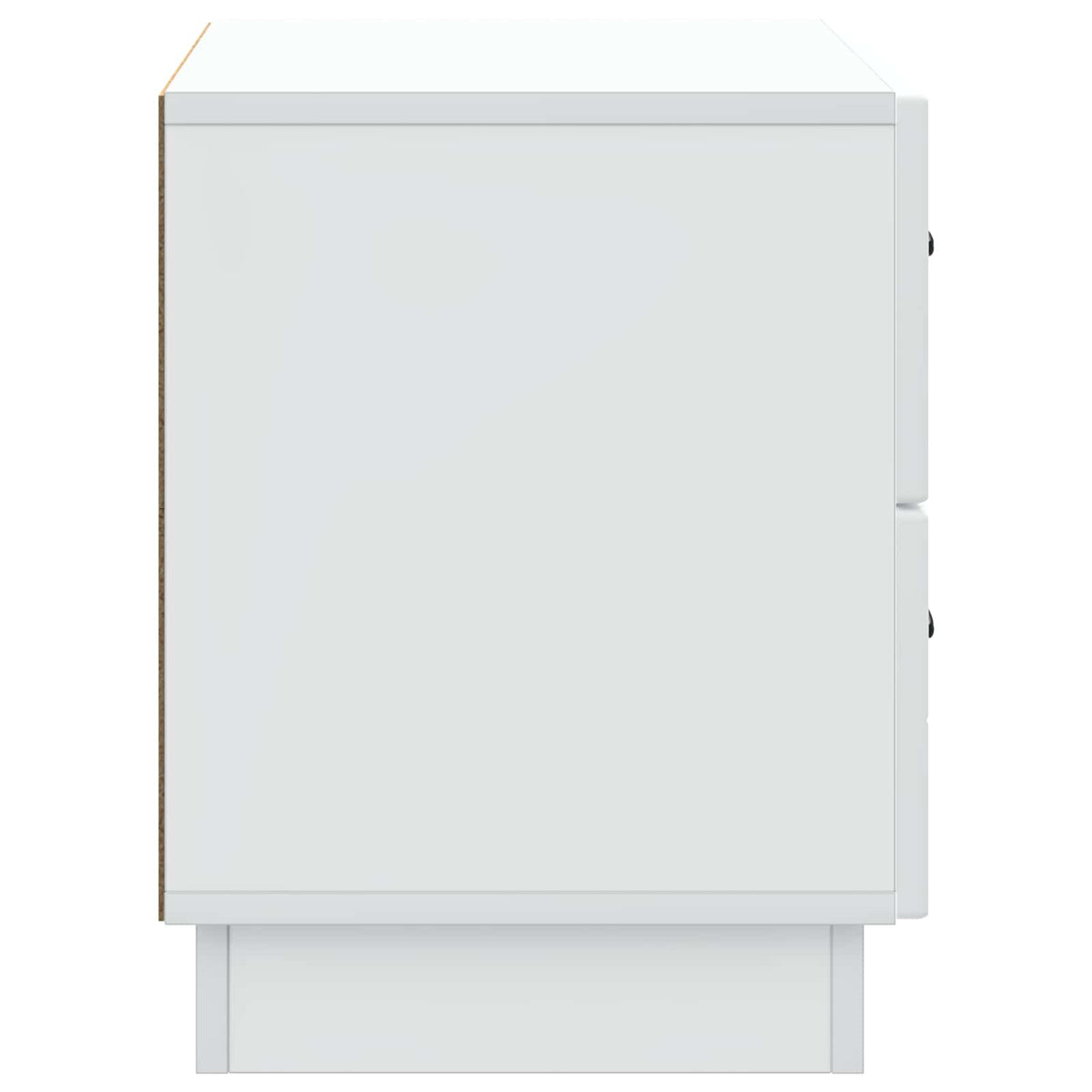 Bedside Cabinet White 62 x 34.5 x 44.5 cm Engineered Wood