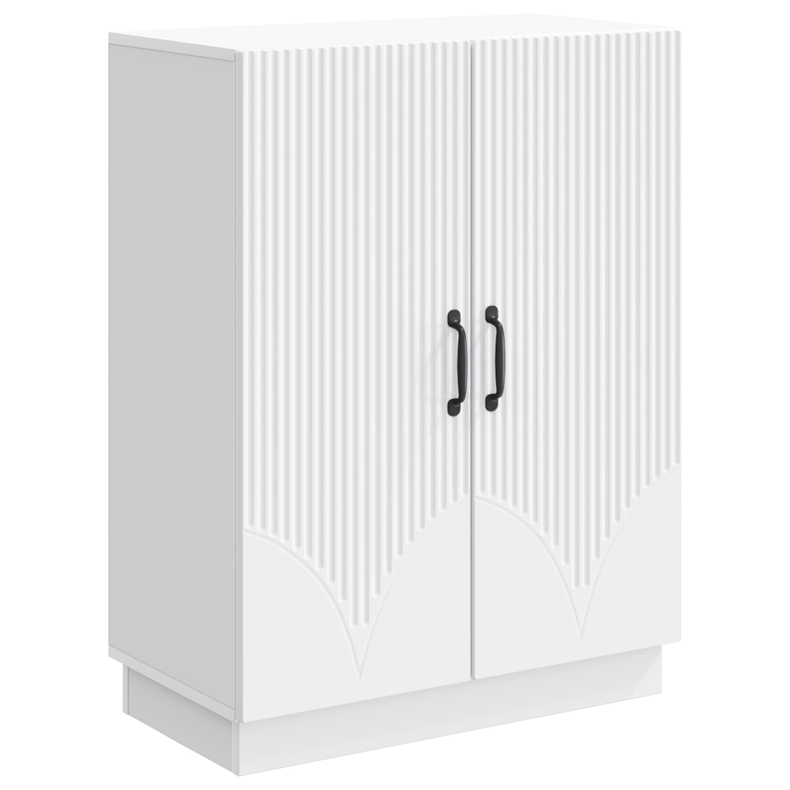 Sideboard White 66 x 34.5 x 87 cm Engineered Wood