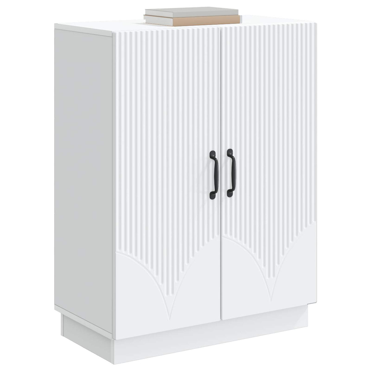 Sideboard White 66 x 34.5 x 87 cm Engineered Wood