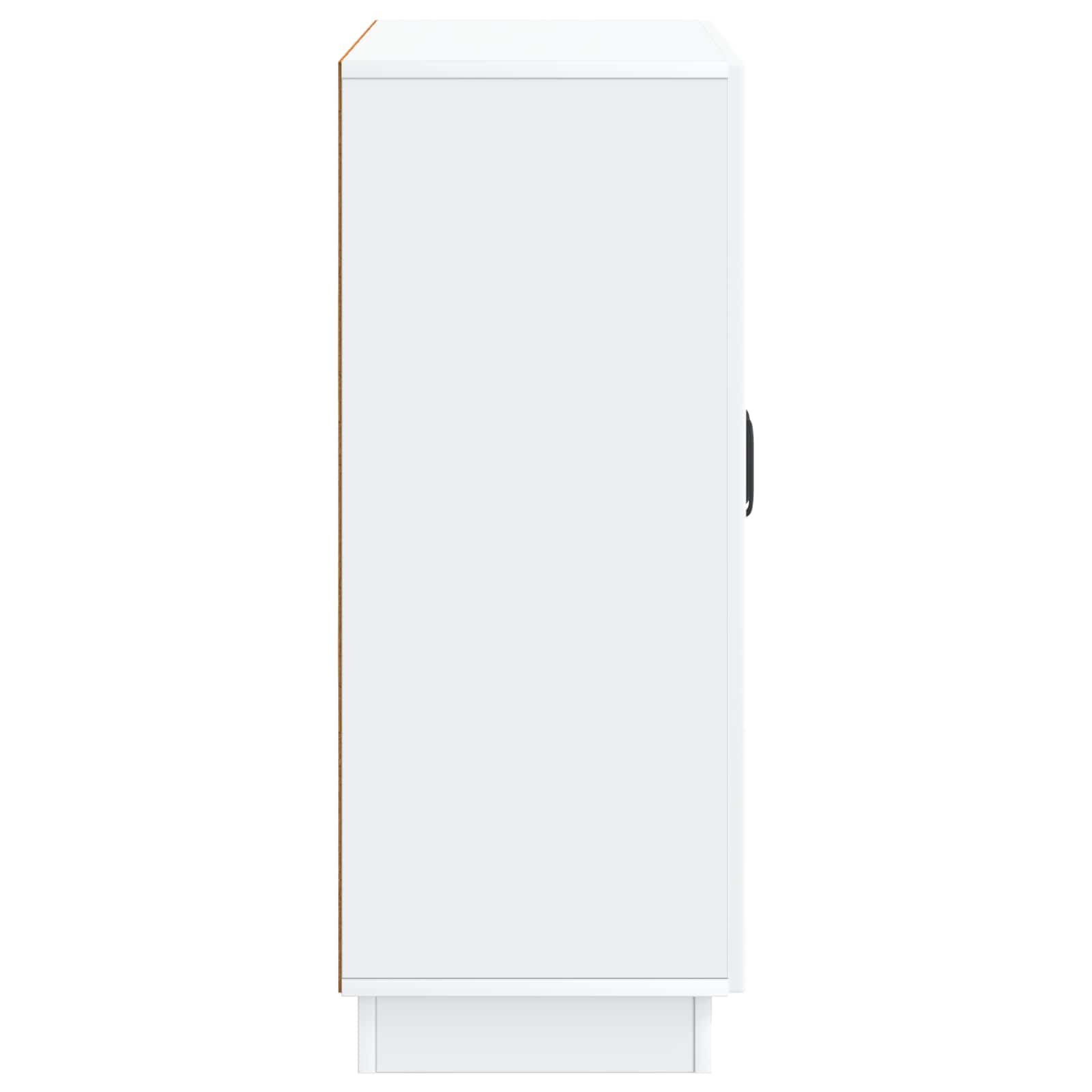 Sideboard White 66 x 34.5 x 87 cm Engineered Wood