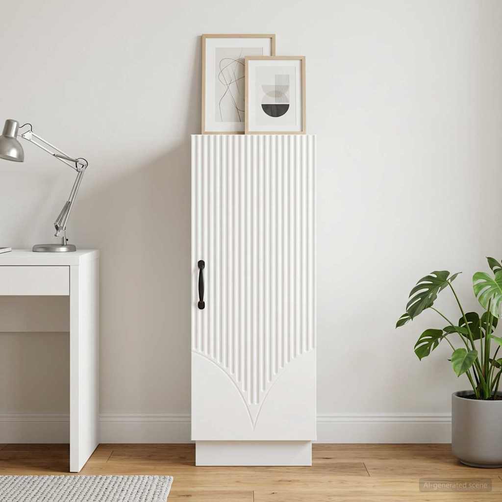 Sideboard White 33 x 34.5 x 87 cm Engineered Wood