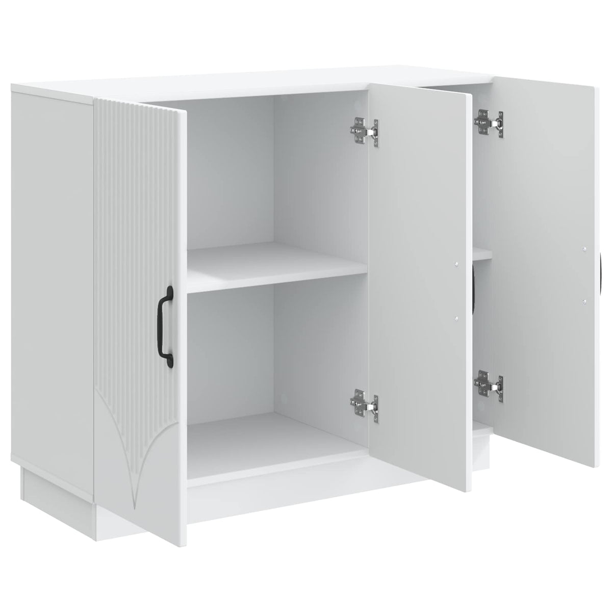 Sideboard White 89 x 34.5 x 77 cm Engineered Wood