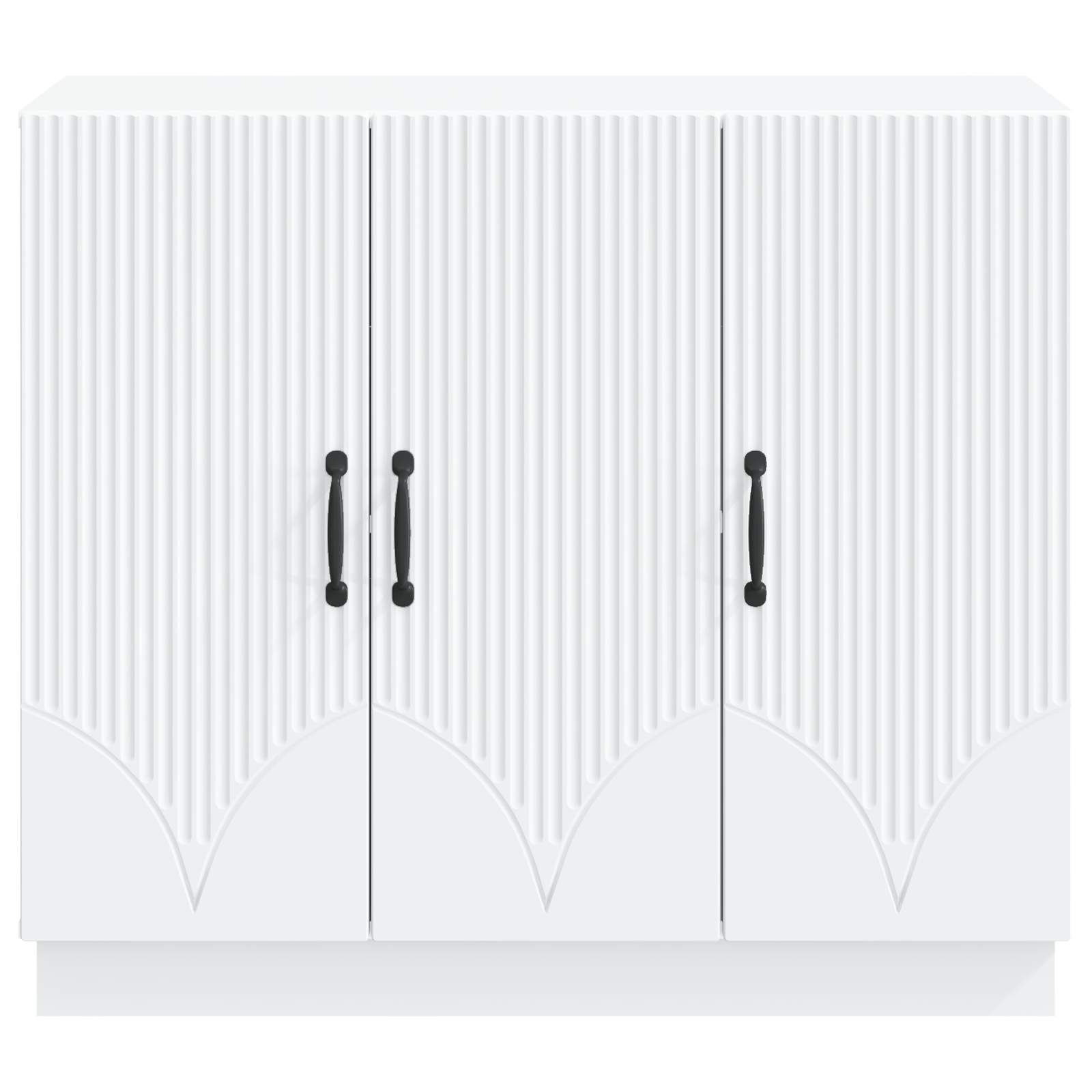 Sideboard White 89 x 34.5 x 77 cm Engineered Wood