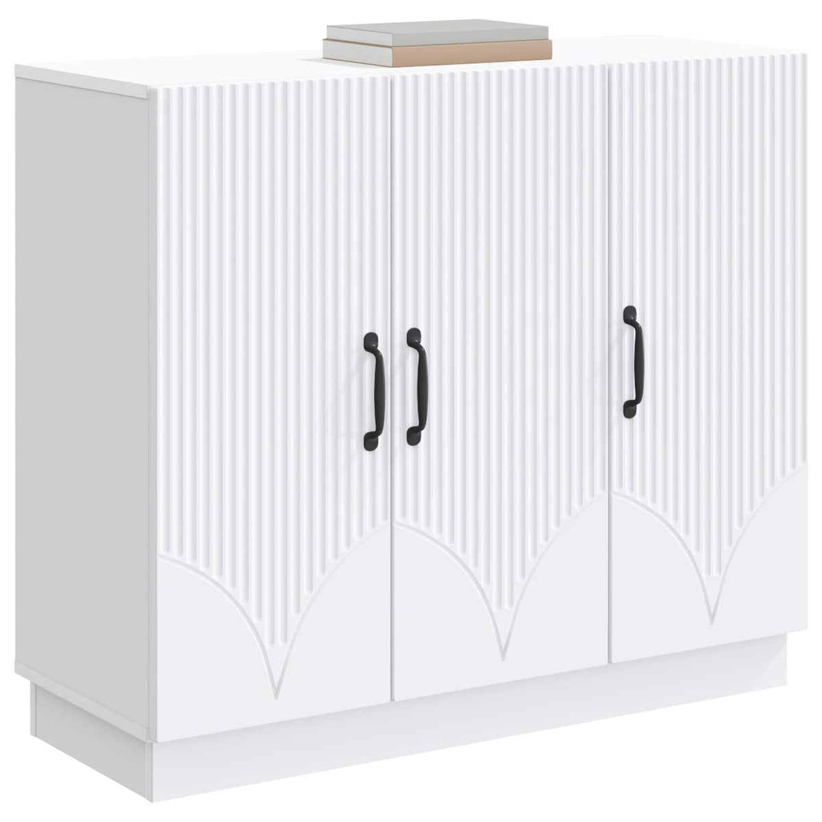 Sideboard White 89 x 34.5 x 77 cm Engineered Wood