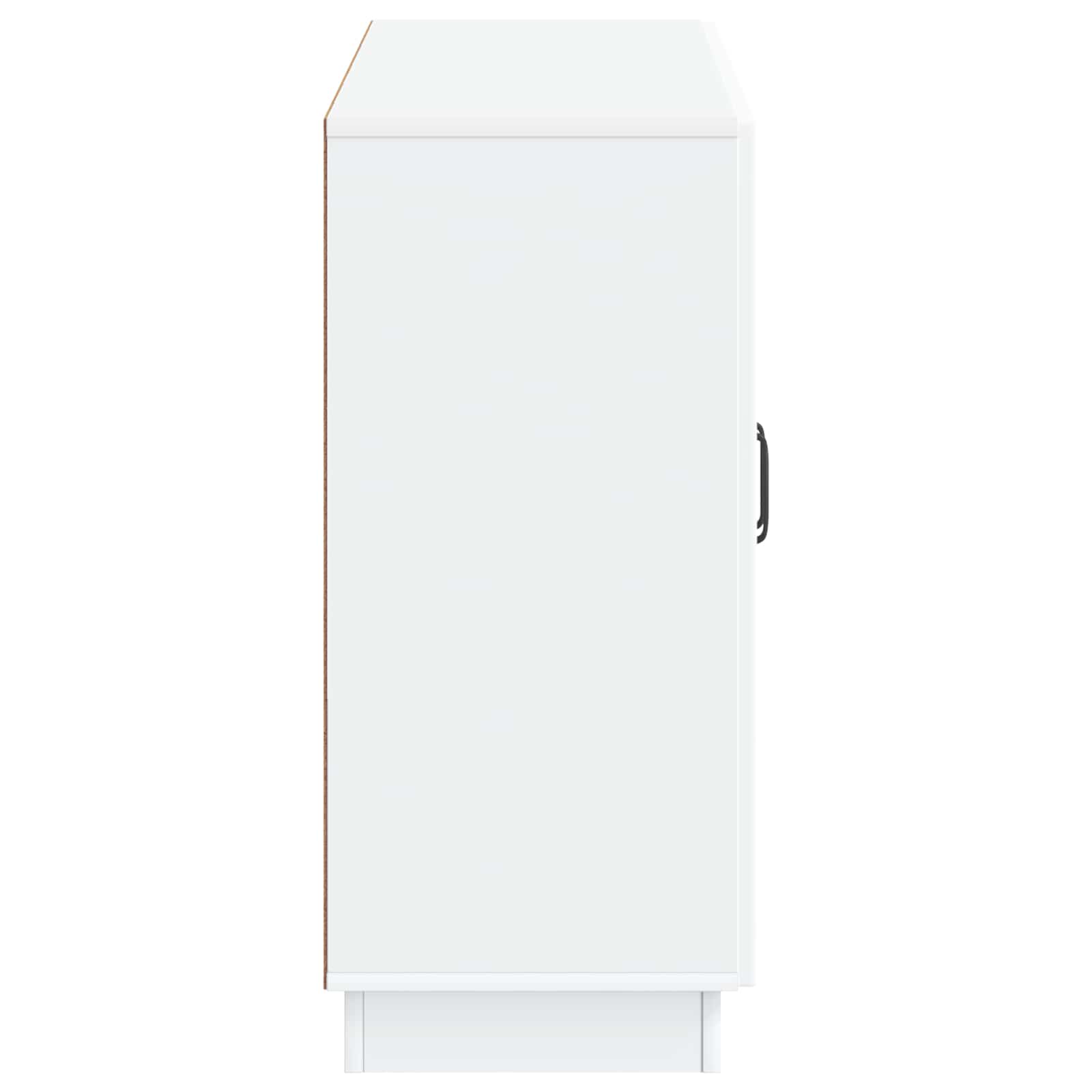 Sideboard White 89 x 34.5 x 77 cm Engineered Wood