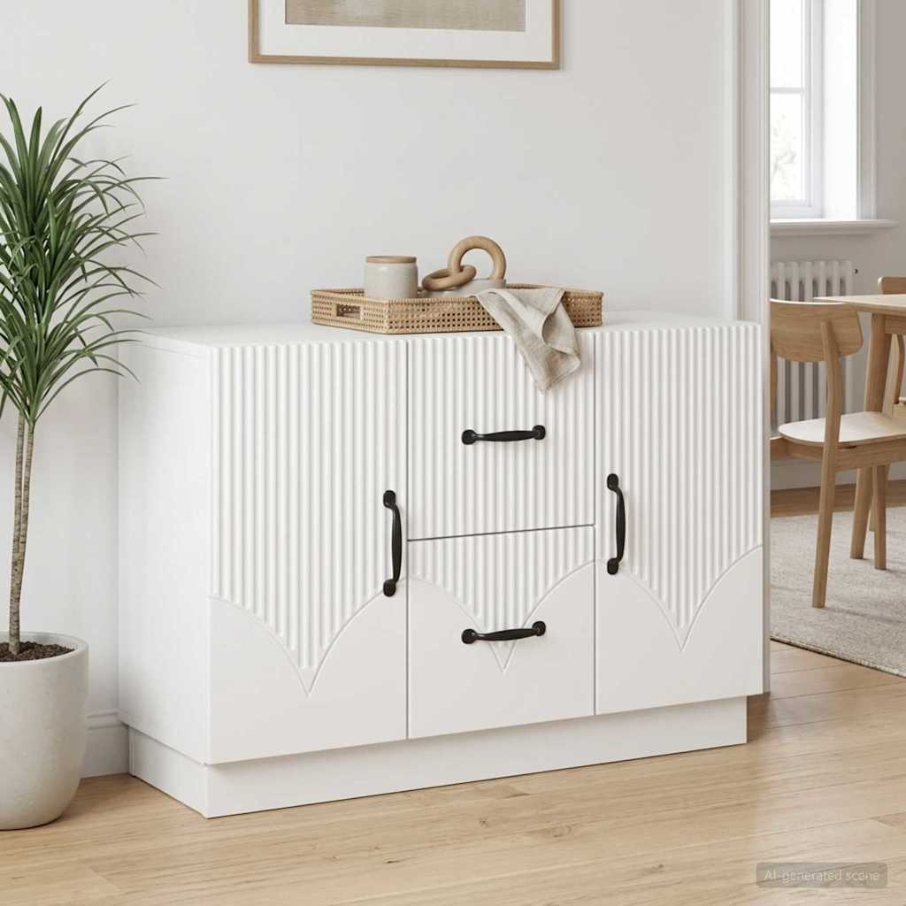 Sideboard White 89 x 34.5 x 57 cm Engineered Wood
