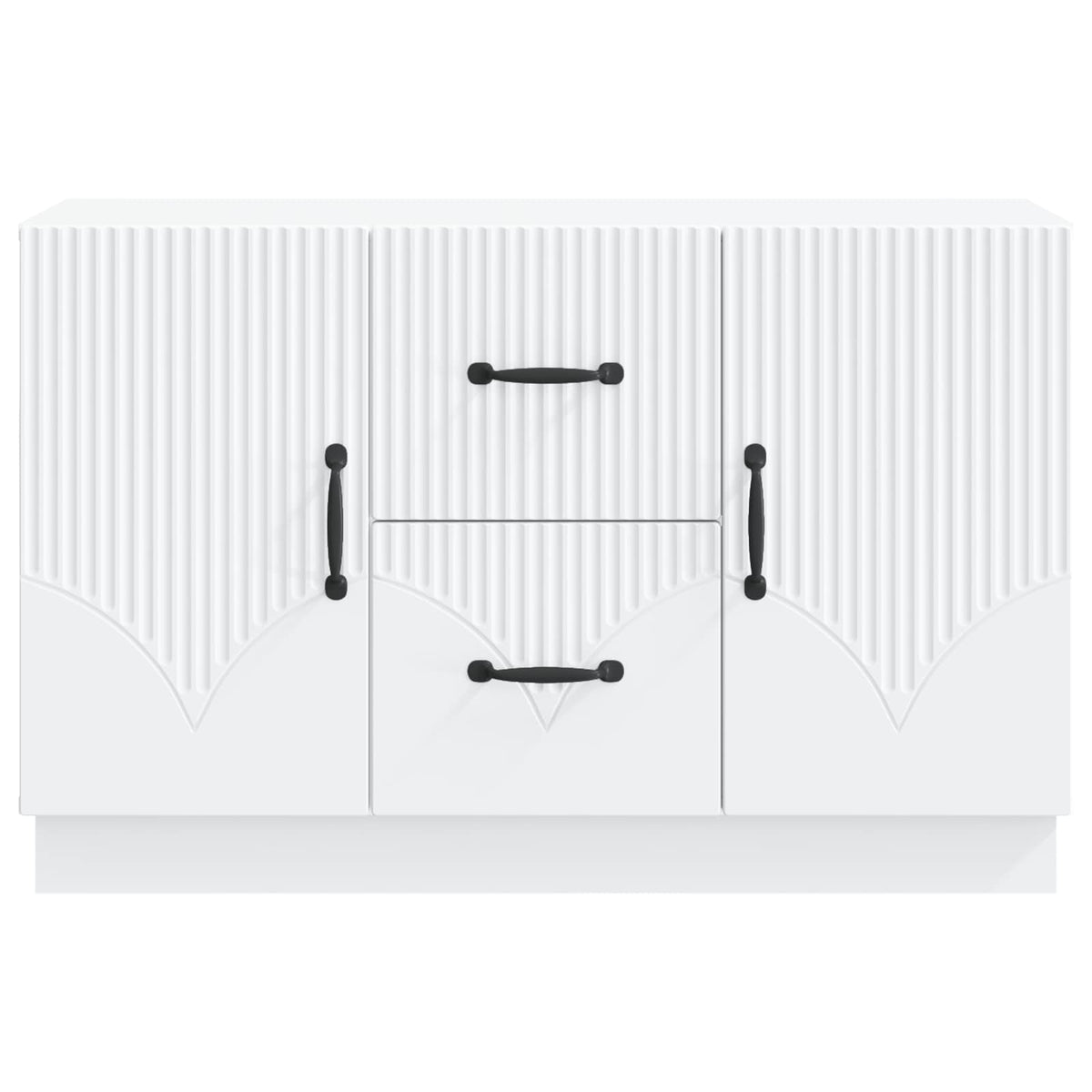 Sideboard with Drawer White 89 x 34.5 x 57 cm Engineered Wood