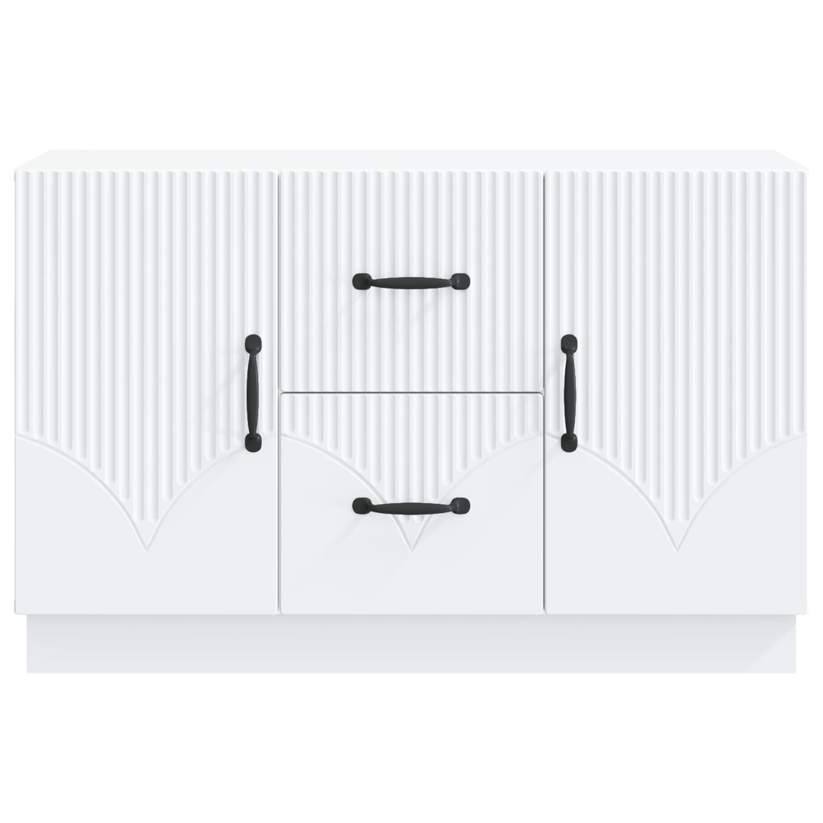 Sideboard with Drawer White 89 x 34.5 x 57 cm Engineered Wood