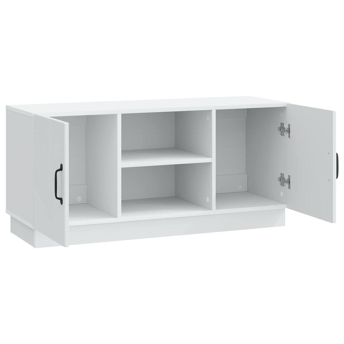 TV Cabinet White 102 x 34.5 x 47 cm Engineered Wood