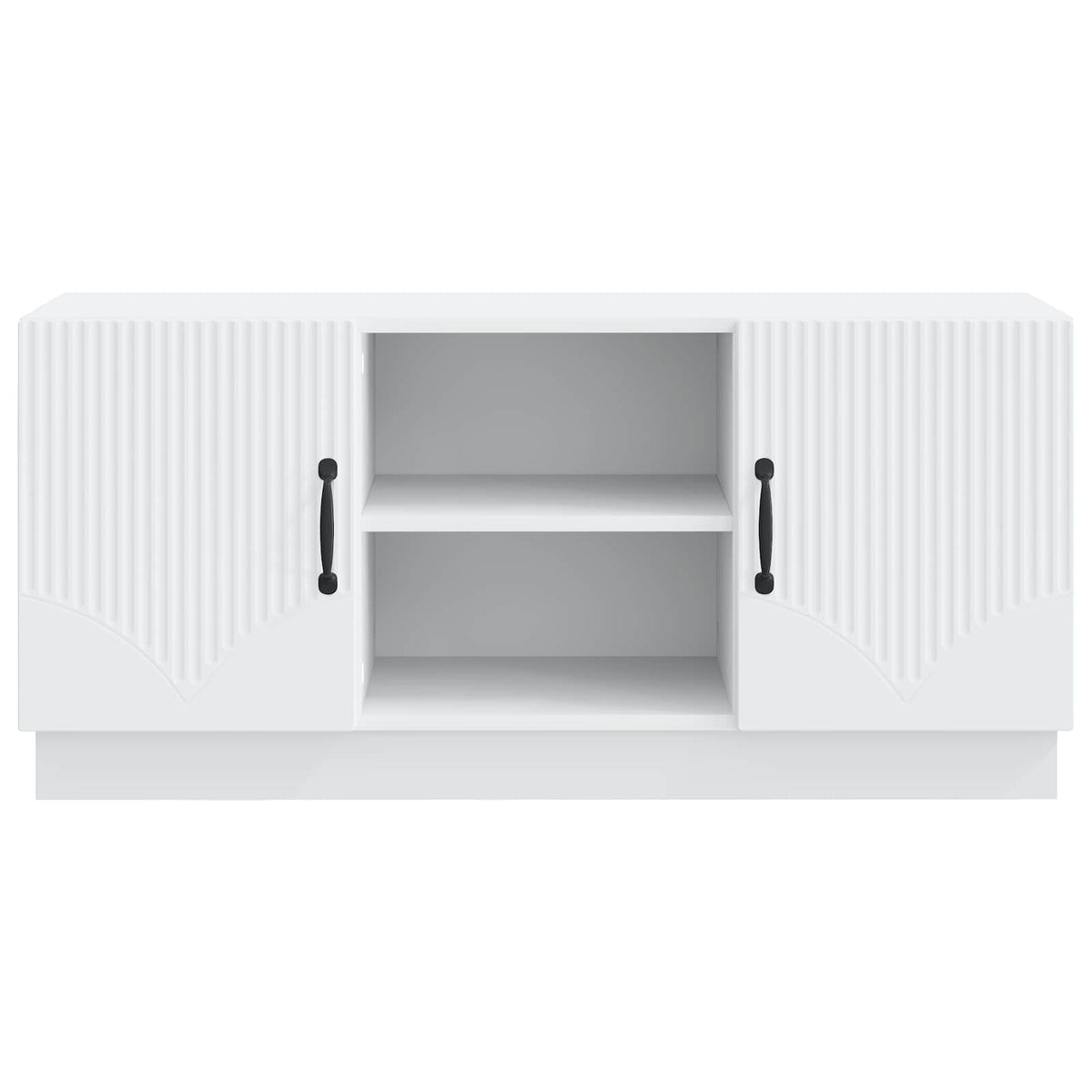 TV Cabinet White 102 x 34.5 x 47 cm Engineered Wood
