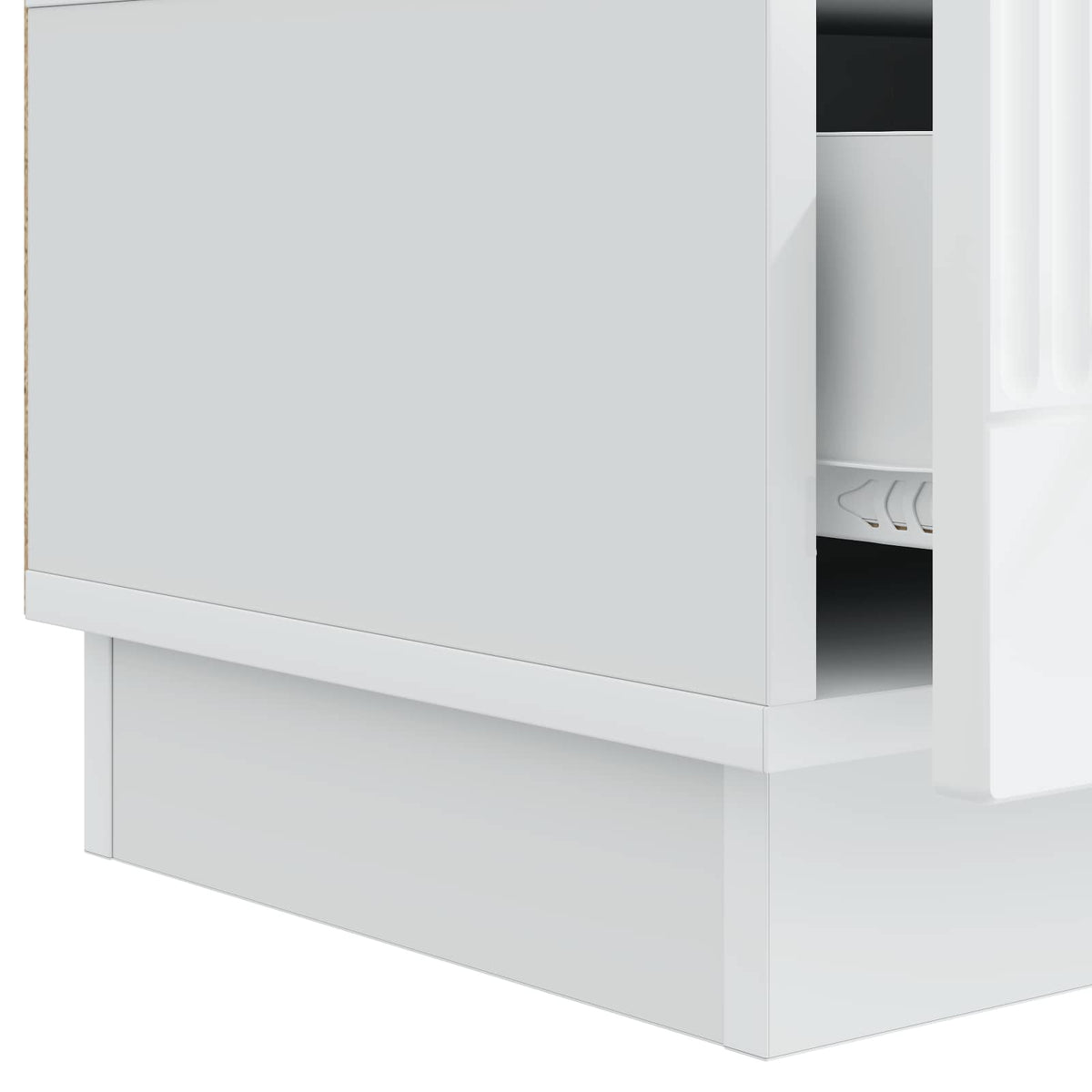 TV Cabinet with Drawer White 147 x 34.5 x 27 cm Engineered Wood